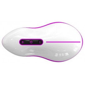 Бело-розовый вибростимулятор Mouse